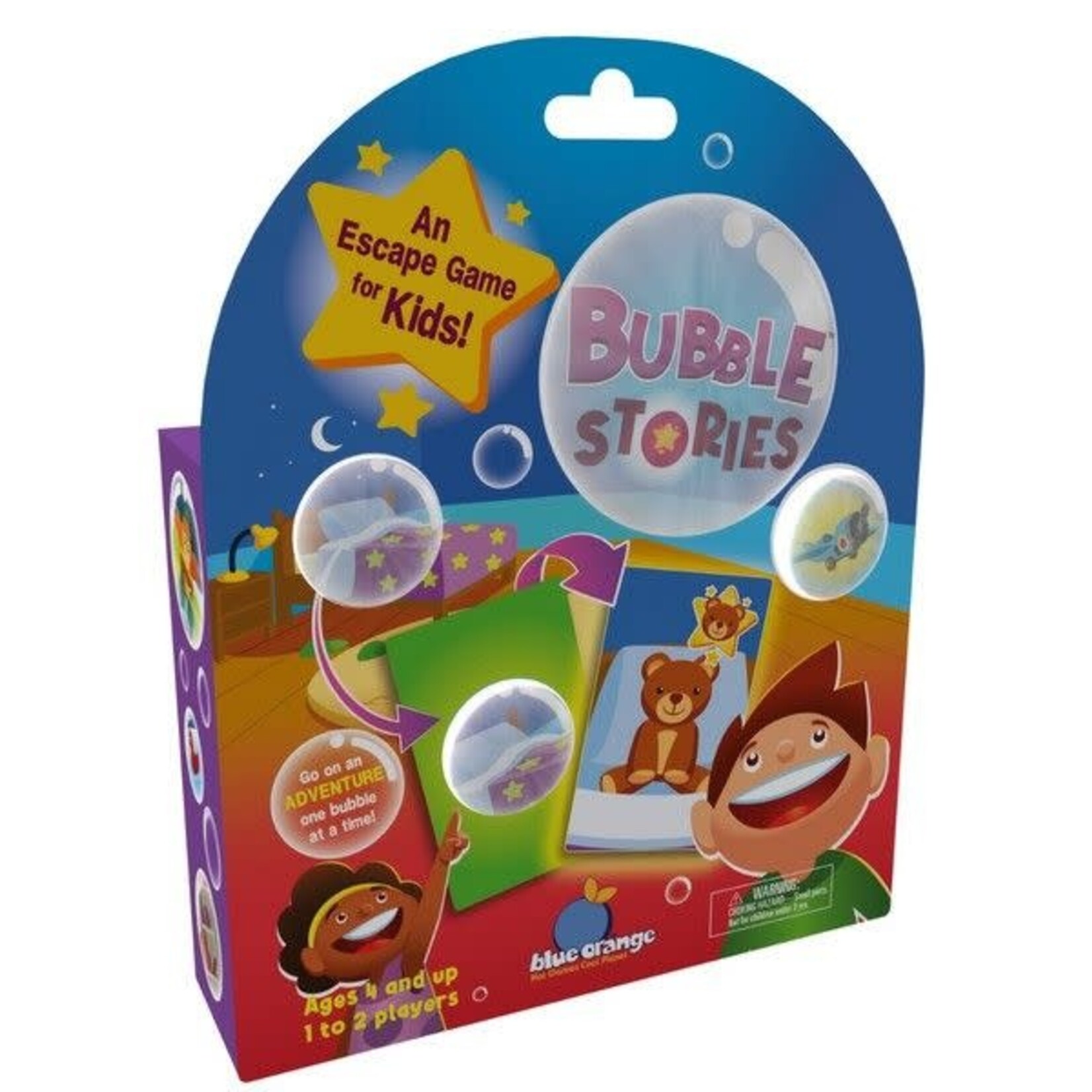 Blue Orange Bubble Stories Escape game for Kids!