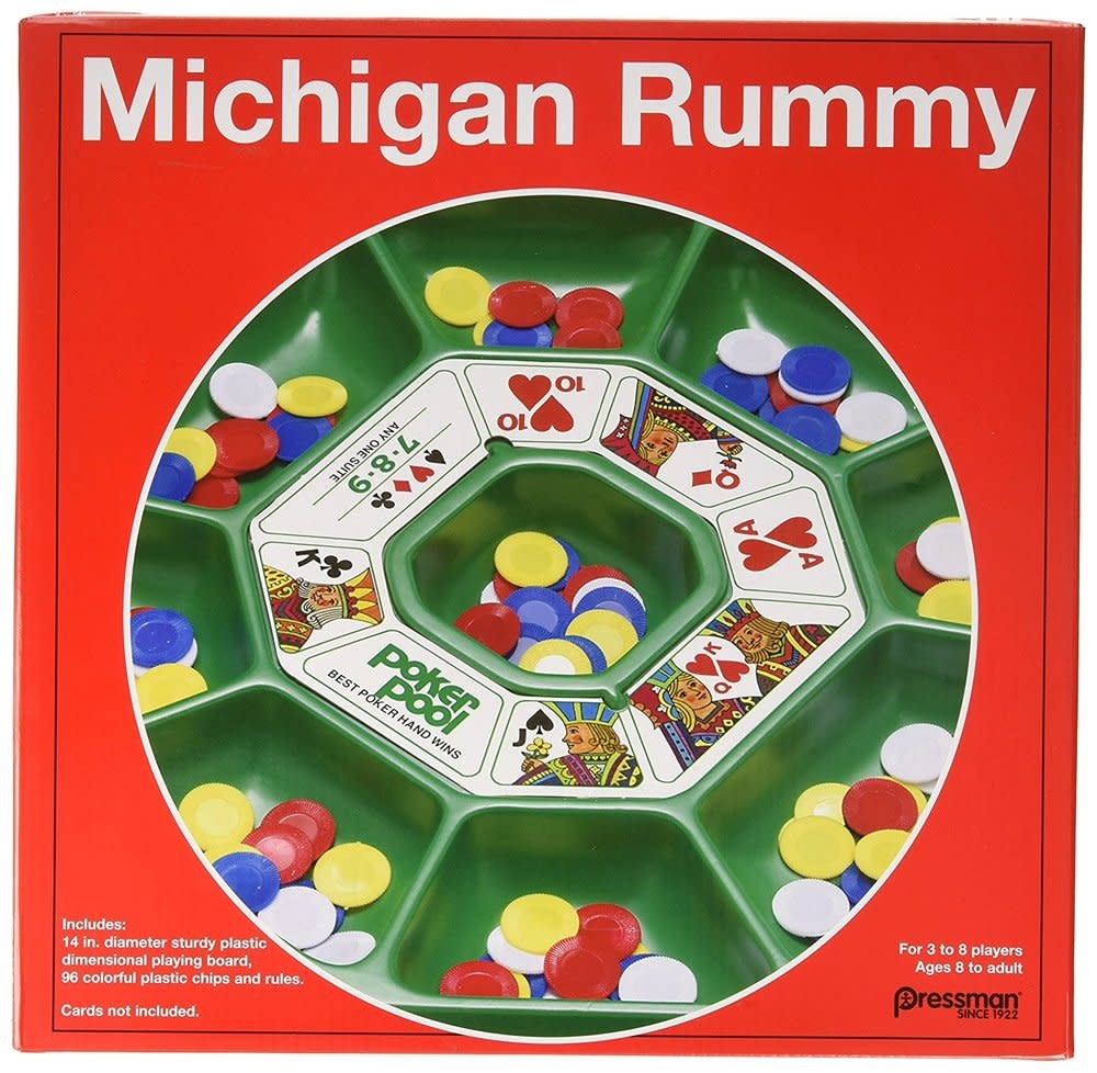Pressman Toy Michigan Rummy