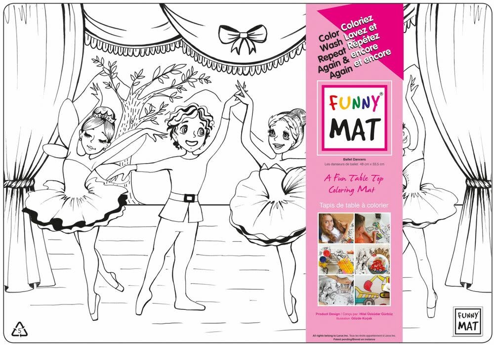 Akademi  Çocuk Funny Mat - Ballet