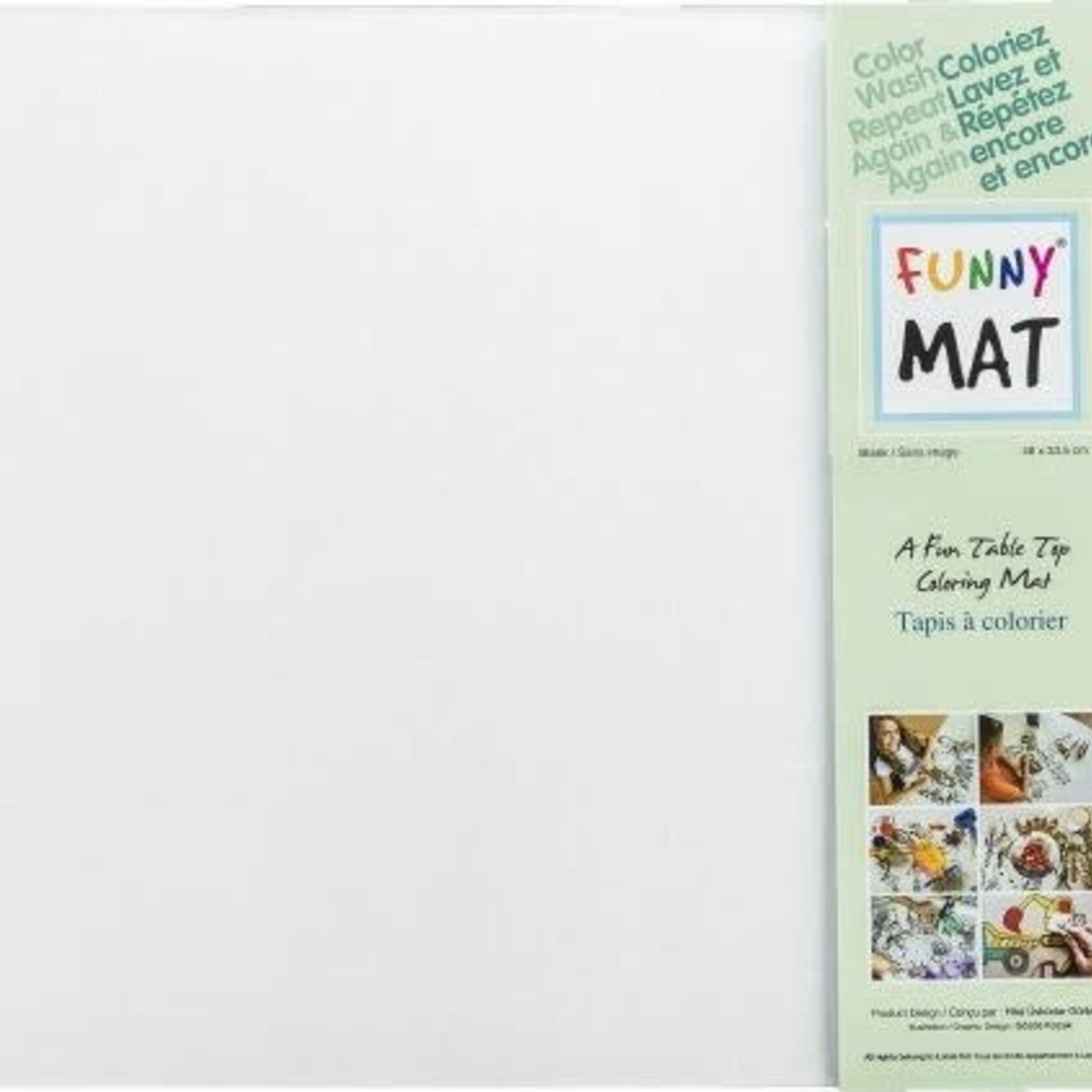 Akademi  Çocuk Funny Mat - Tapis de table à colorier
