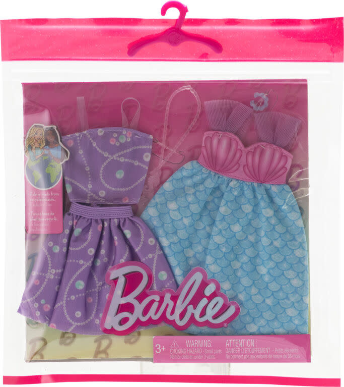 Mattel Barbie - 2 Ensembles de Vêtements Assorties