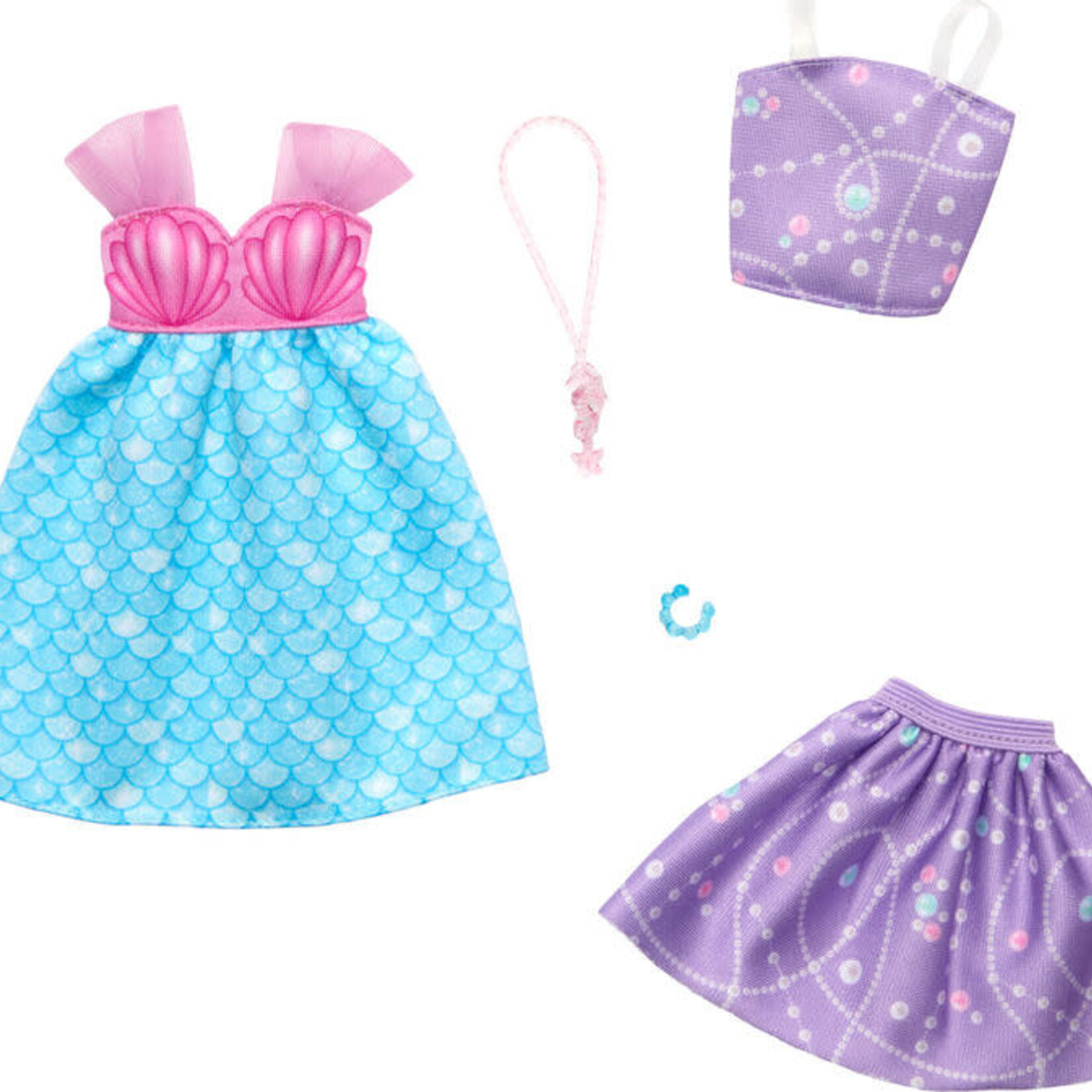 Mattel Barbie - 2 Ensembles de Vêtements Assorties