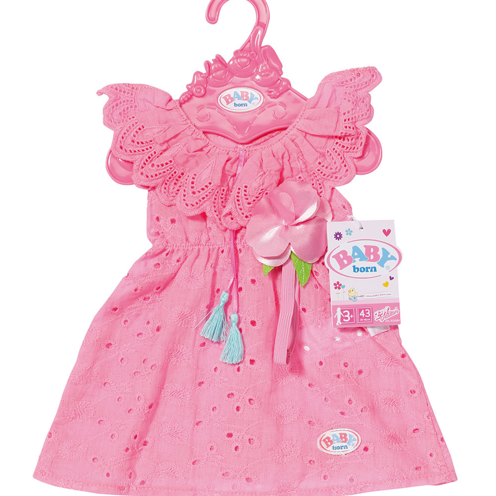 Zapf Creation Baby Born - Robe à Fleurs Tendance