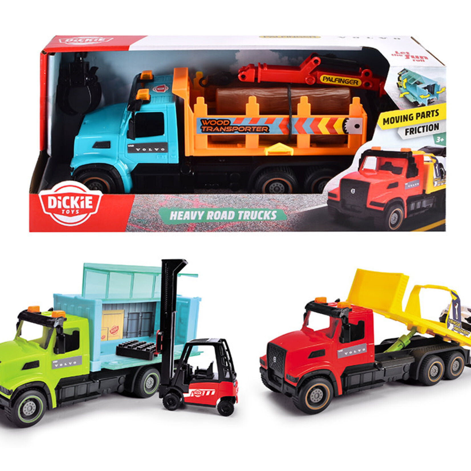 Dickie Toys Dickie - Camion Routier Lourd / Heavy Road Trucks
