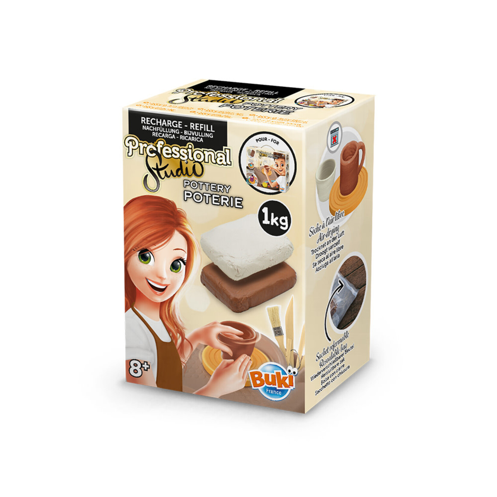 Buki Buki - Recharge pour Studio de Poterie Professionnel