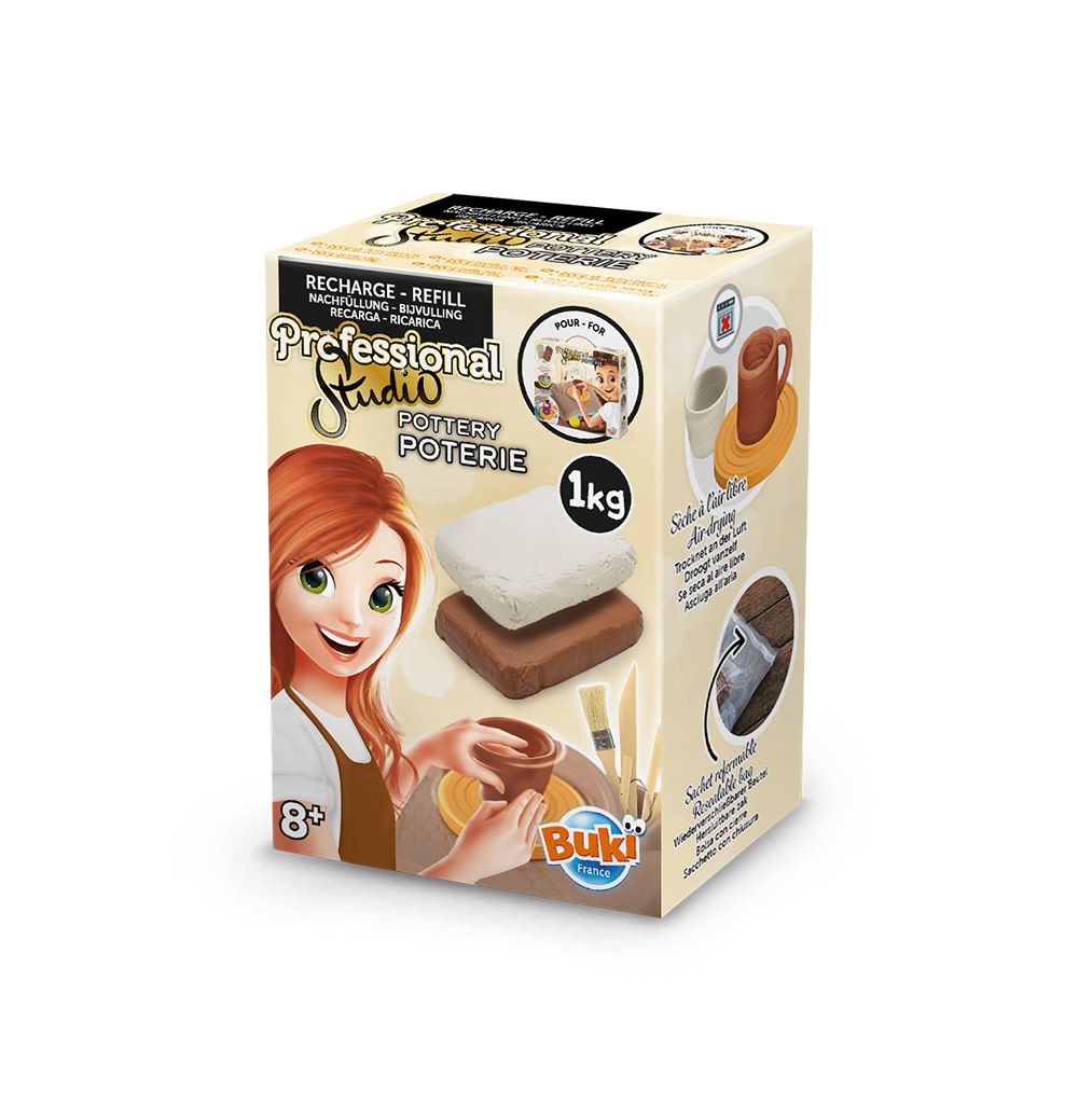 Buki Buki - Recharge pour Studio de Poterie Professionnel