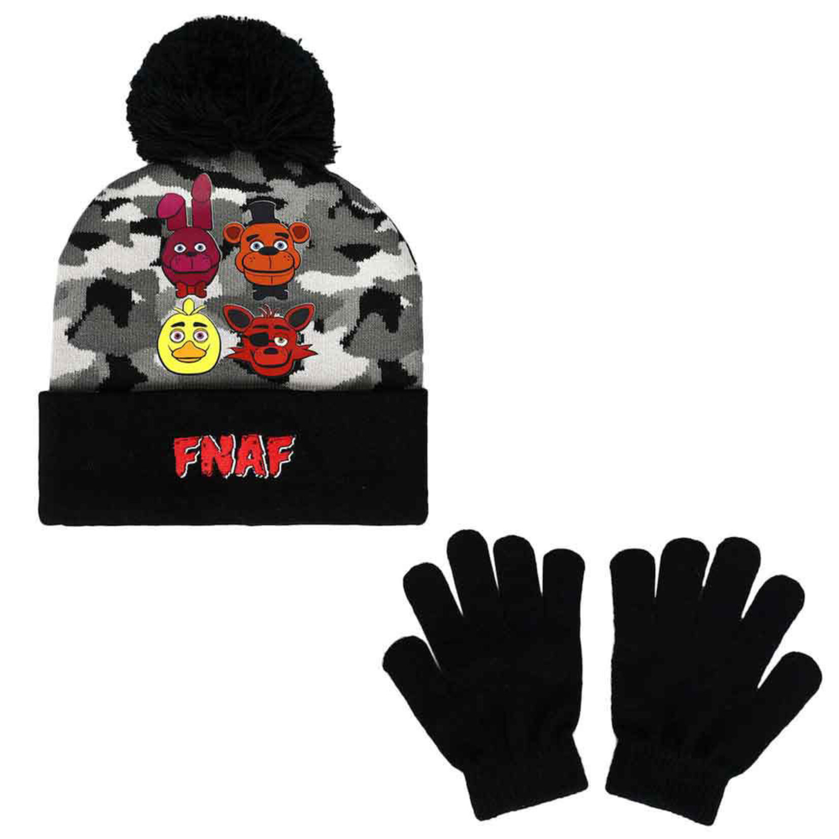 Bioworld Five Nights at Freddys - Tuque et Gants