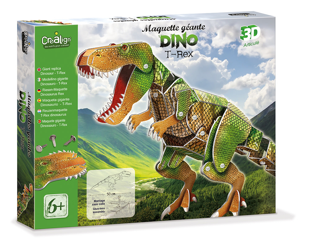 Créa Lign' Crealign - Maquette Géante Dino - T-Rex