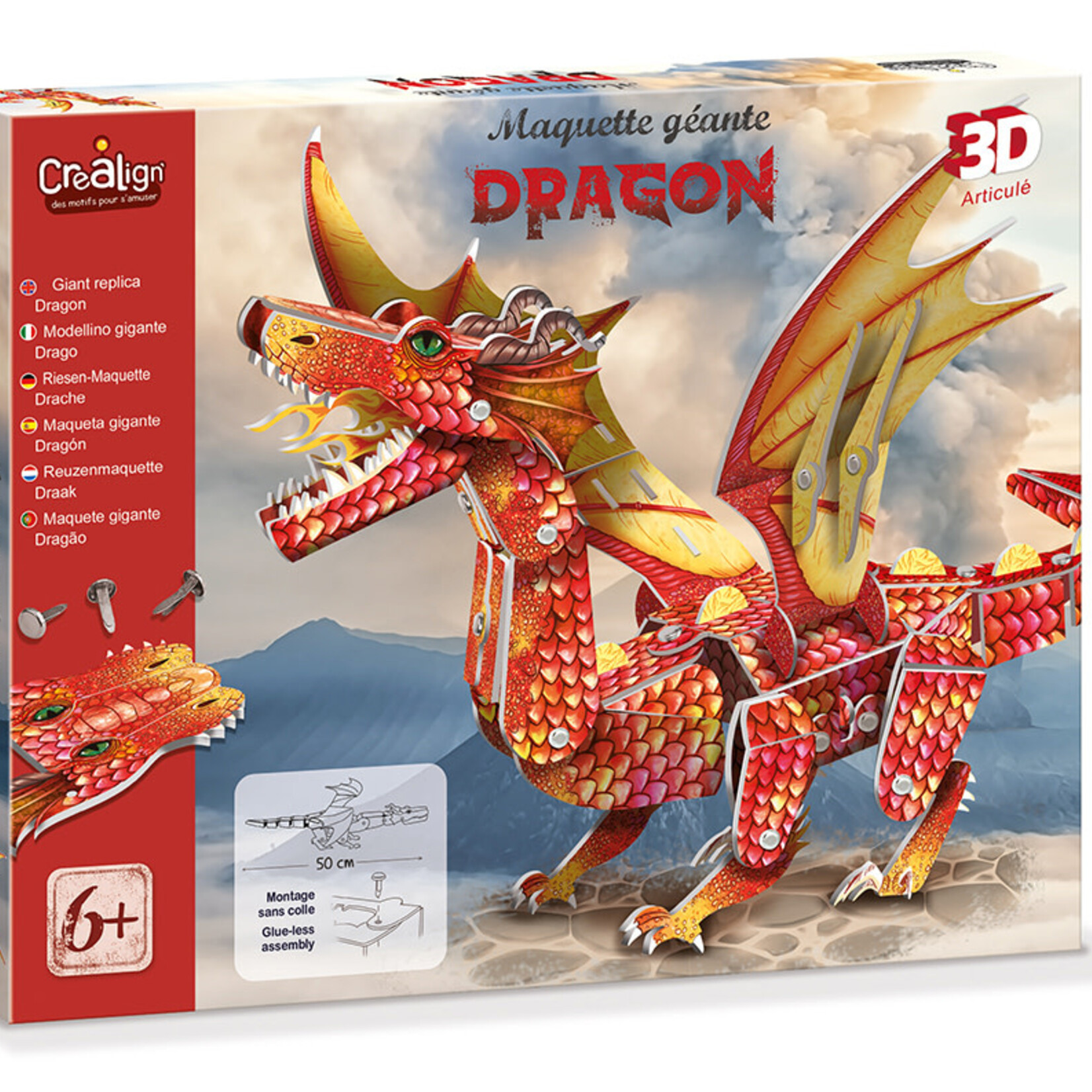 Créa Lign' Crealign - Maquette Géante Dragon