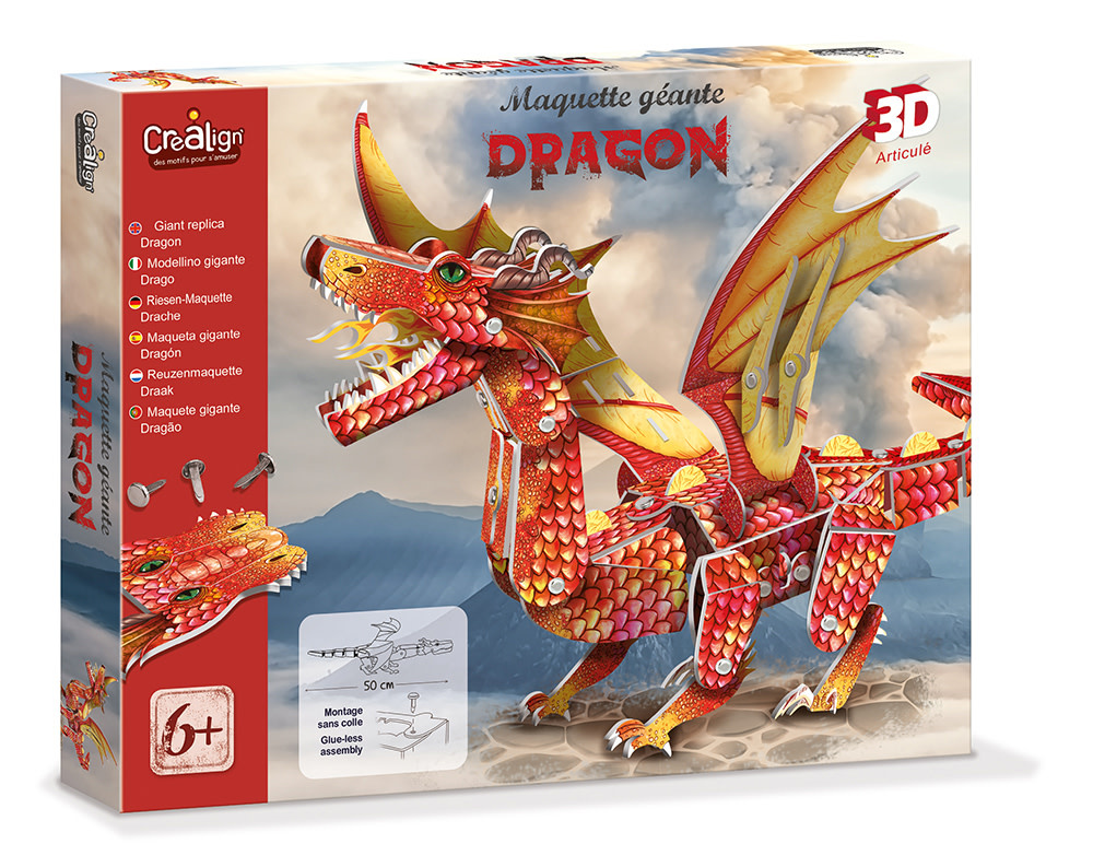 Créa Lign' Crealign - Maquette Géante Dragon