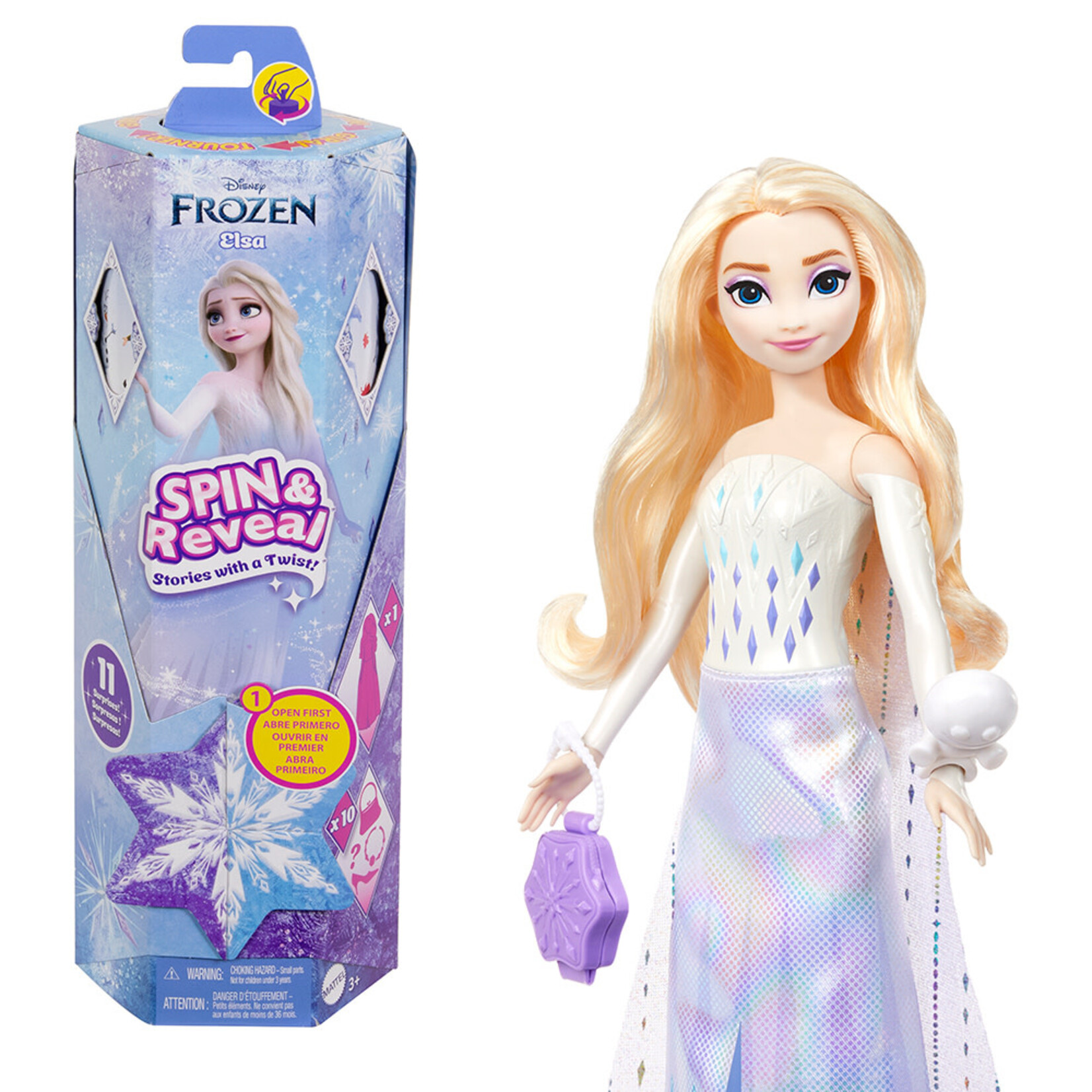 Mattel Frozen - Elsa Spin & Reveal