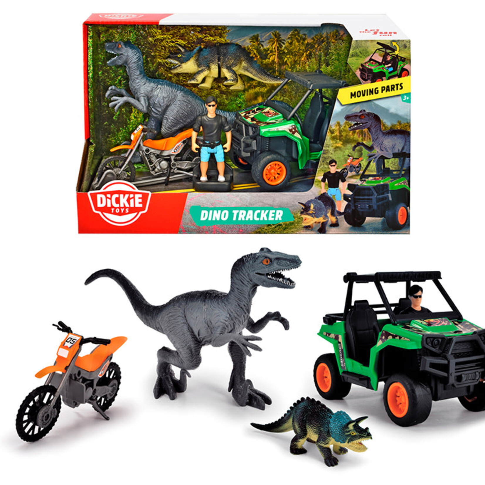 Dickie Toys Dickie - Chasseur de Dinosaures