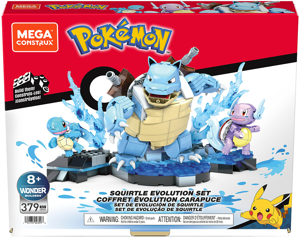 Mega Construx Mega Pokémon - Coffre Évolution Carapuce / Squirtle