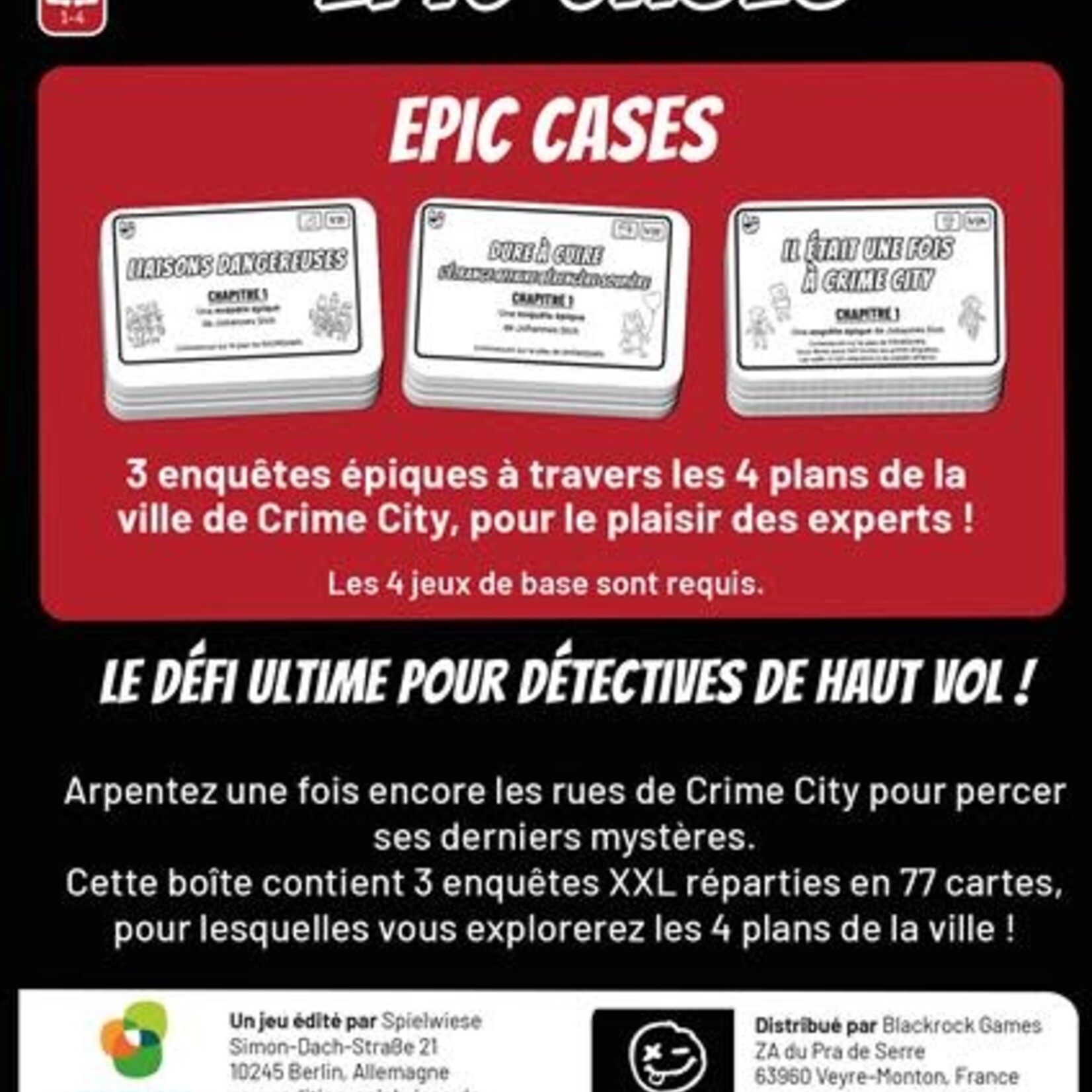 Blackrock Games Micro Macro Crime City - Epic Cases