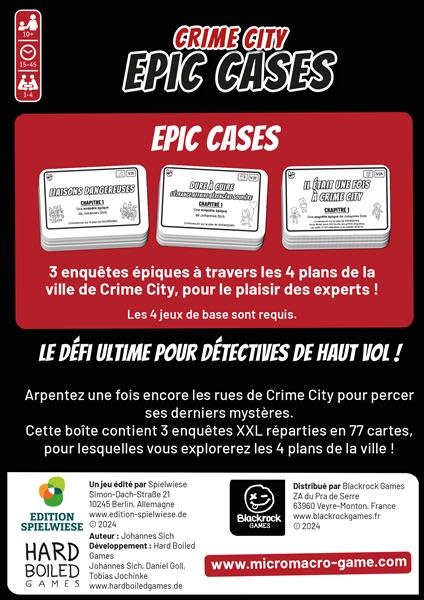 Blackrock Games Micro Macro Crime City - Epic Cases