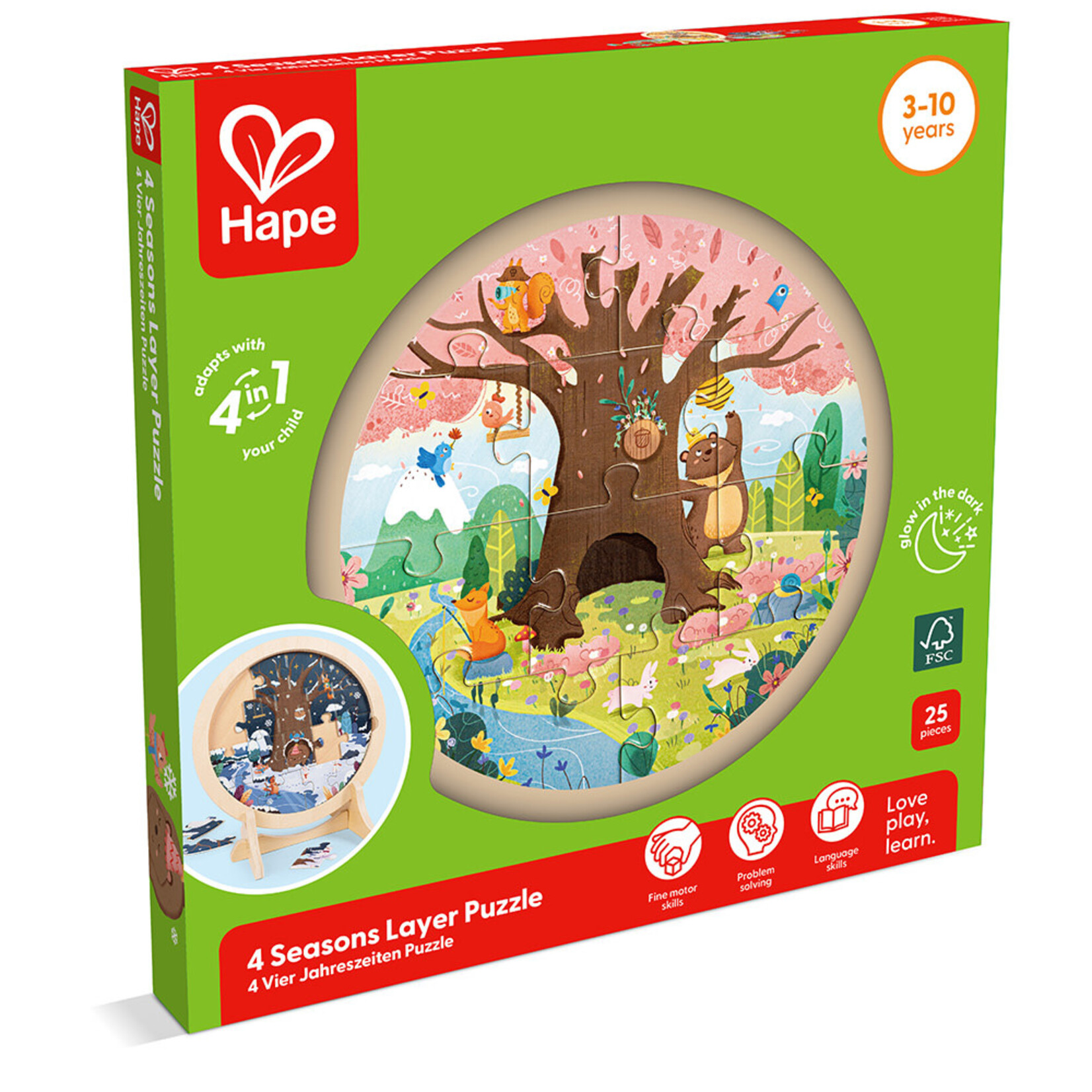 Hape Hape - 4 Seasons Layer Puzzle