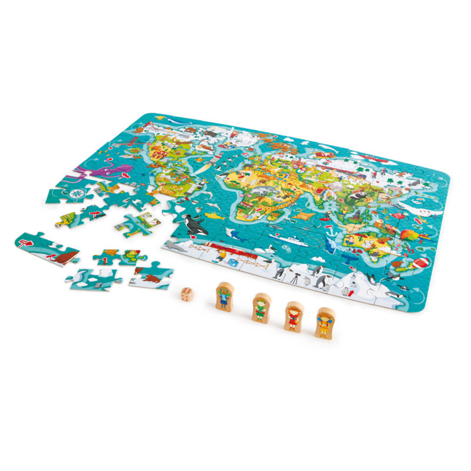 Hape Hape Puzzle 100 - World Observation Puzzle