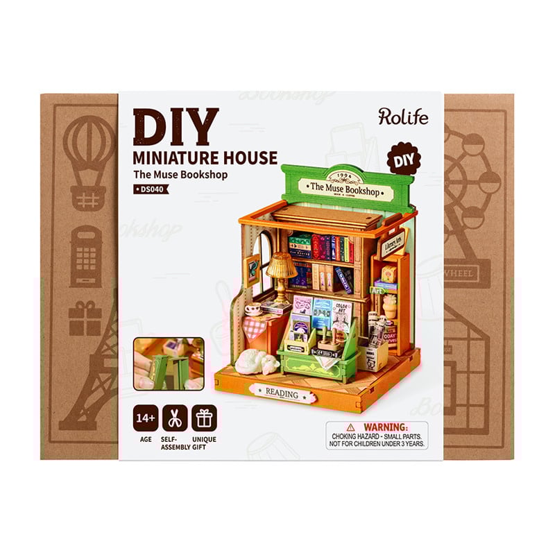rolife Rolife - DIY Miniature House - The Muse Bookshop
