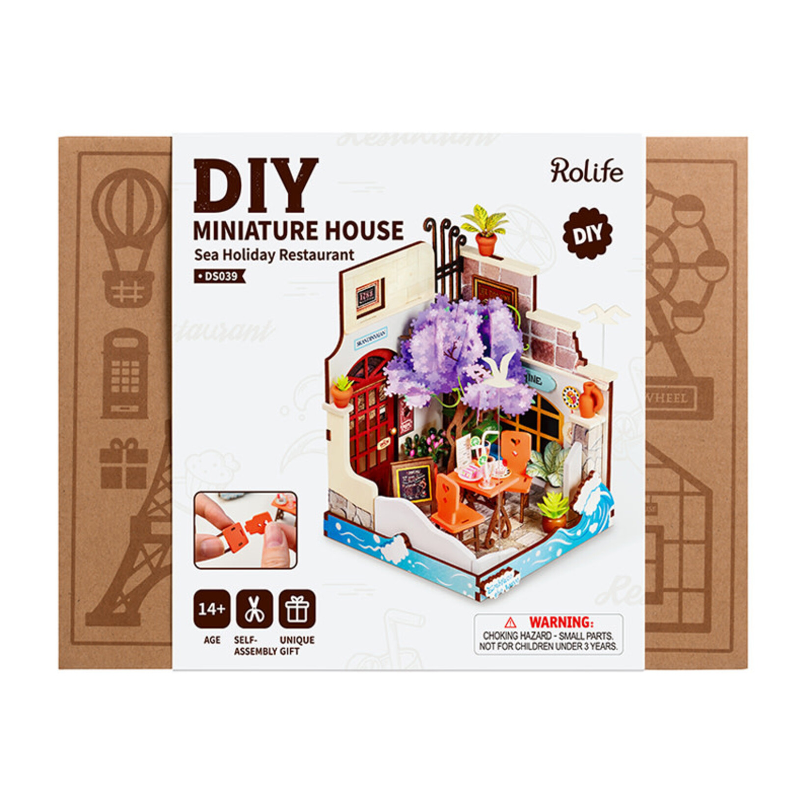 rolife Rolife - DIY Miniature House - Sea Holiday Restaurant