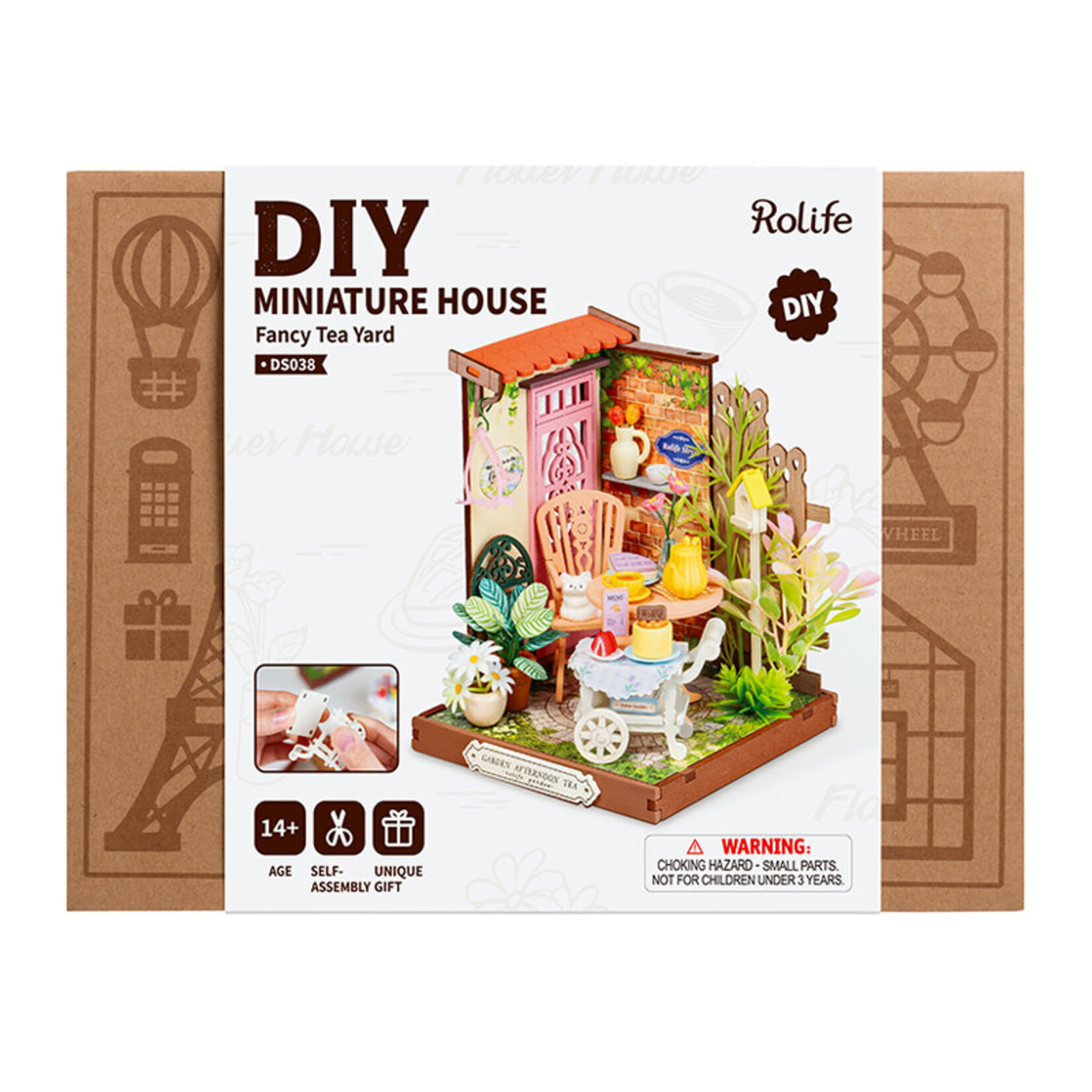 rolife Rolife - DIY Miniature House - Fancy Tea Yard