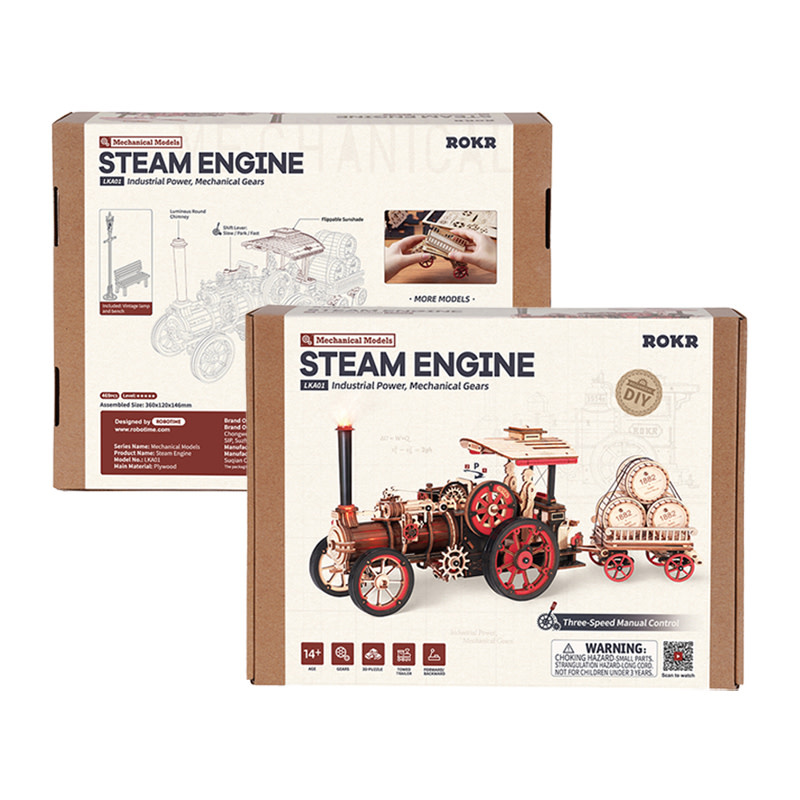 Robotime ROKR LKA01 - Mechanical Models - Steam Engine