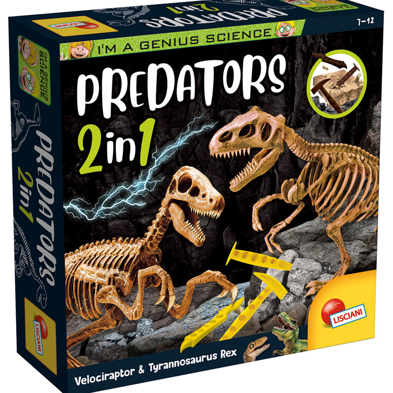 Lisciani I'm a genius - Predators 2 in 1 (ML)