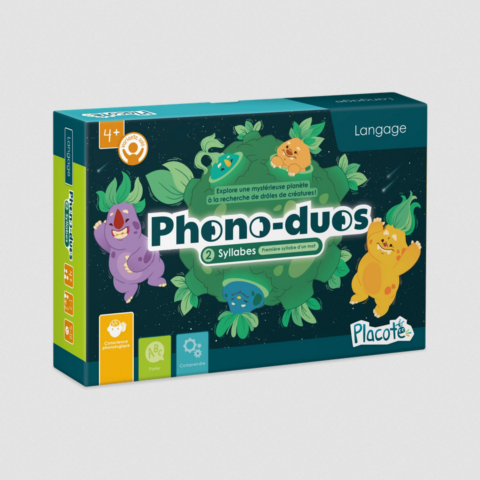 Placote Phono-Duos - 2 Syllabes