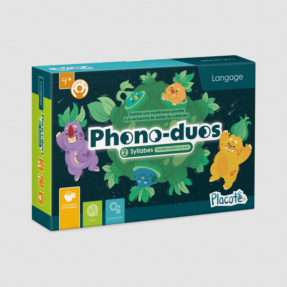 Placote Phono-Duos - 2 Syllabes