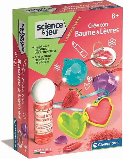 Clementoni Science et Jeu - Crée ton Baume à Lèvre