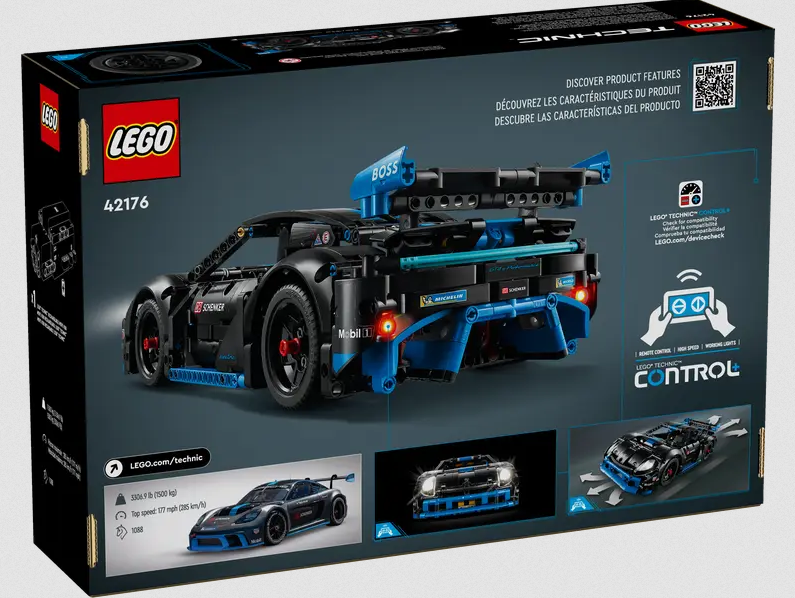 Lego *****Lego 42176 Technic - La voiture de course Porsche GT4 e-Performance