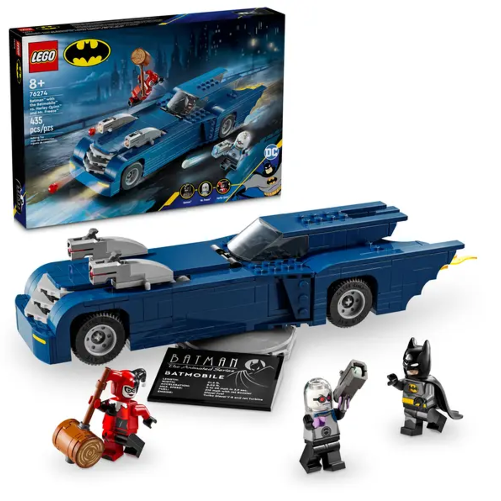 Lego Lego 76274 Batman - Batman™ avec la Batmobile™ contre Harley Quinn™ et Mr. Freeze™