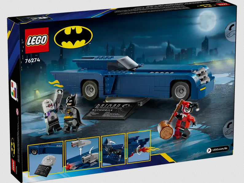 Lego Lego 76274 Batman - Batman™ avec la Batmobile™ contre Harley Quinn™ et Mr. Freeze™