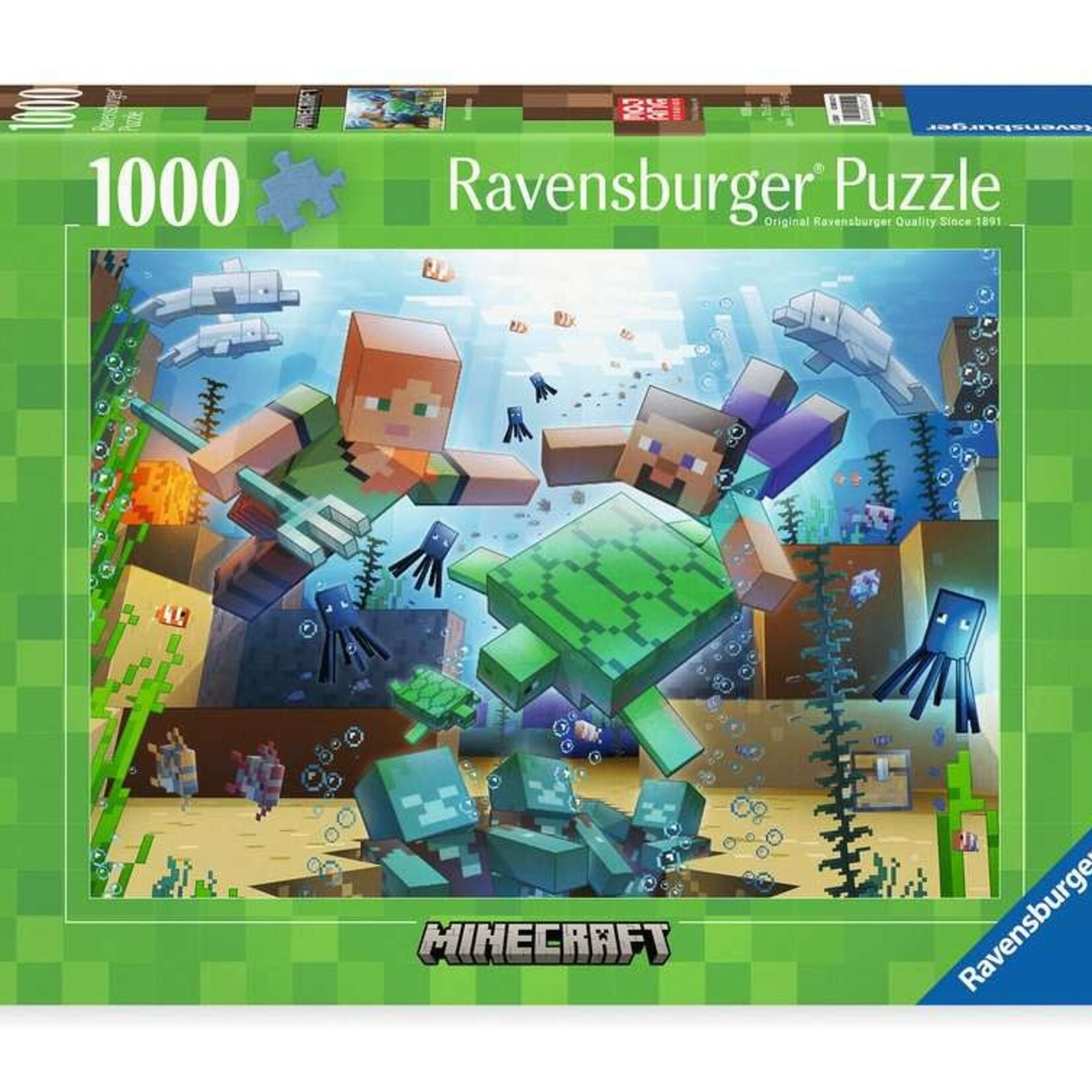 Ravensburger Ravens 1000 - Minecraft Mosaic