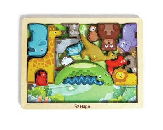 Hape Hape - Animal Kingdom Puzzle