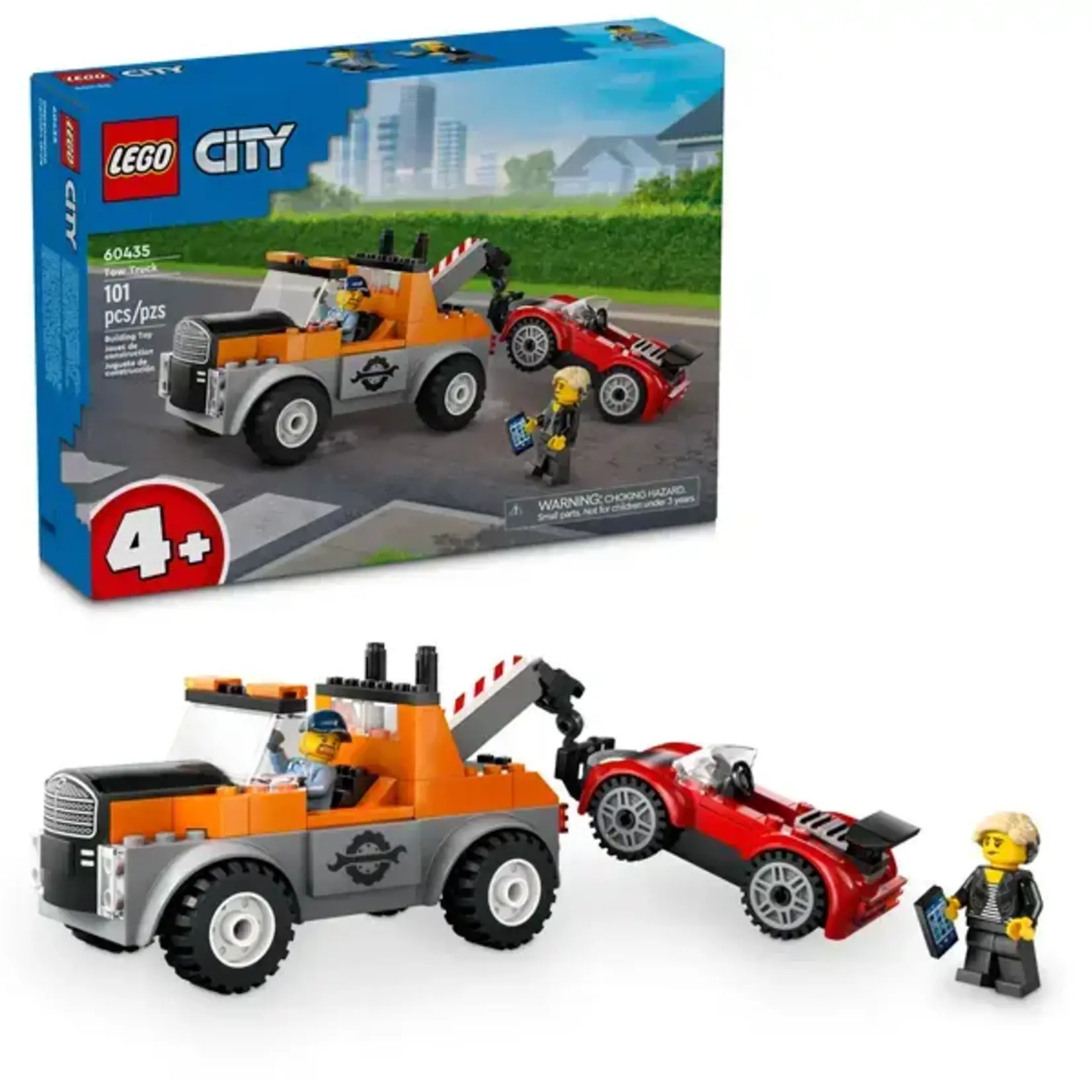 Lego Lego 60435 City - Le remorquage et la réparation de la voiture de sport
