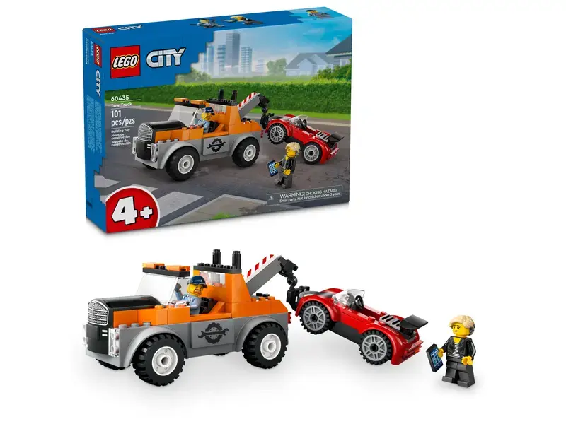 Lego Lego 60435 City - Le remorquage et la réparation de la voiture de sport
