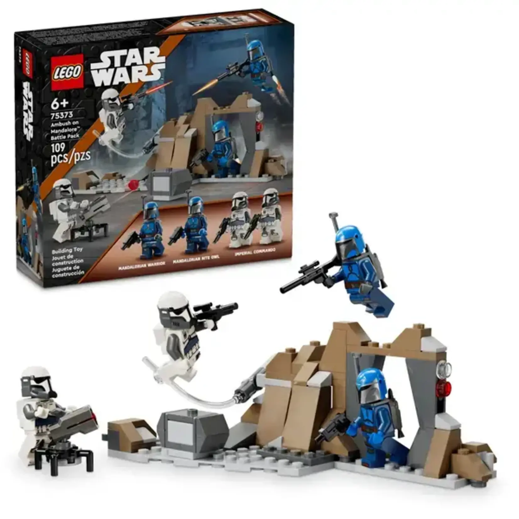 Lego Lego 75373 Star Wars - Ensemble de combat L’embuscade sur Mandalore™