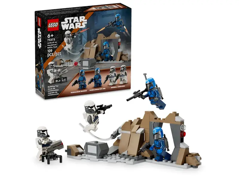 Lego Lego 75373 Star Wars - Ensemble de combat L’embuscade sur Mandalore™