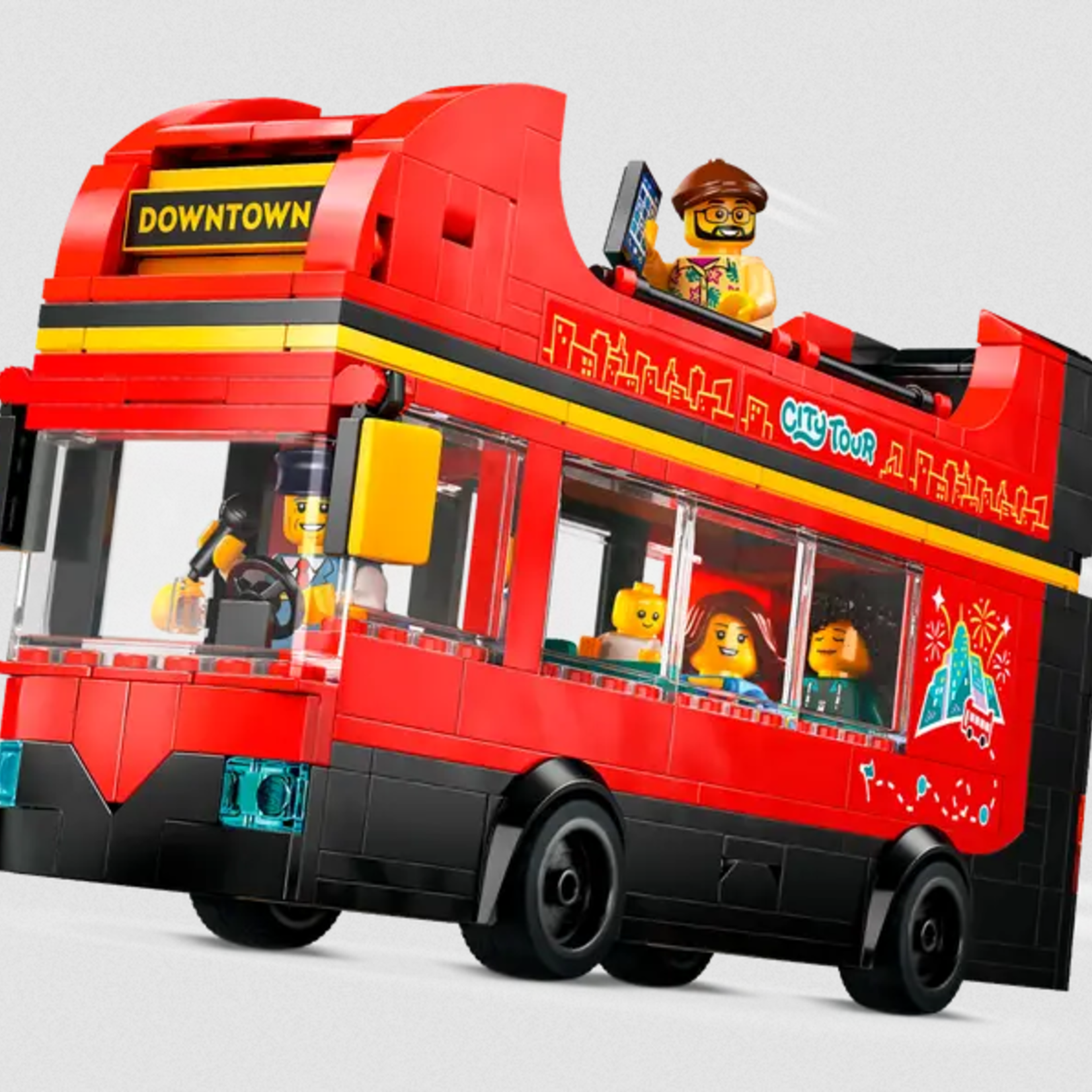 Lego Lego 60407 City - Le bus touristique rouge à impériale