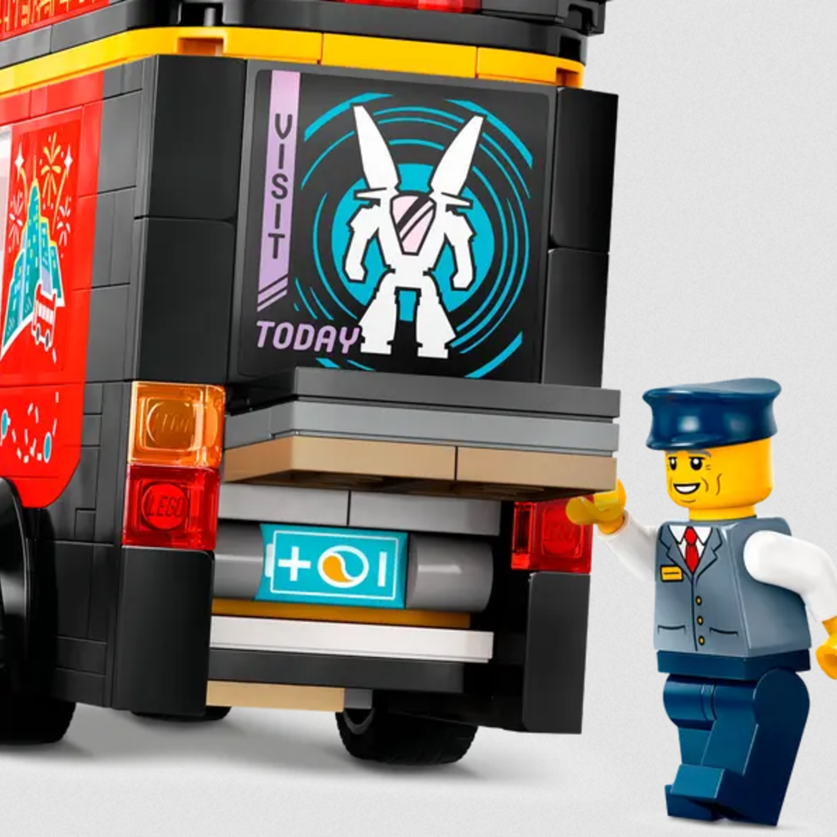 Lego Lego 60407 City - Le bus touristique rouge à impériale