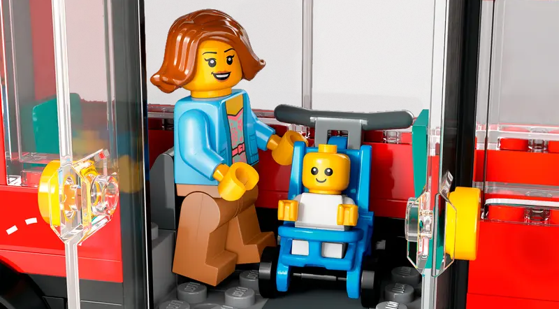 Lego Lego 60407 City - Le bus touristique rouge à impériale