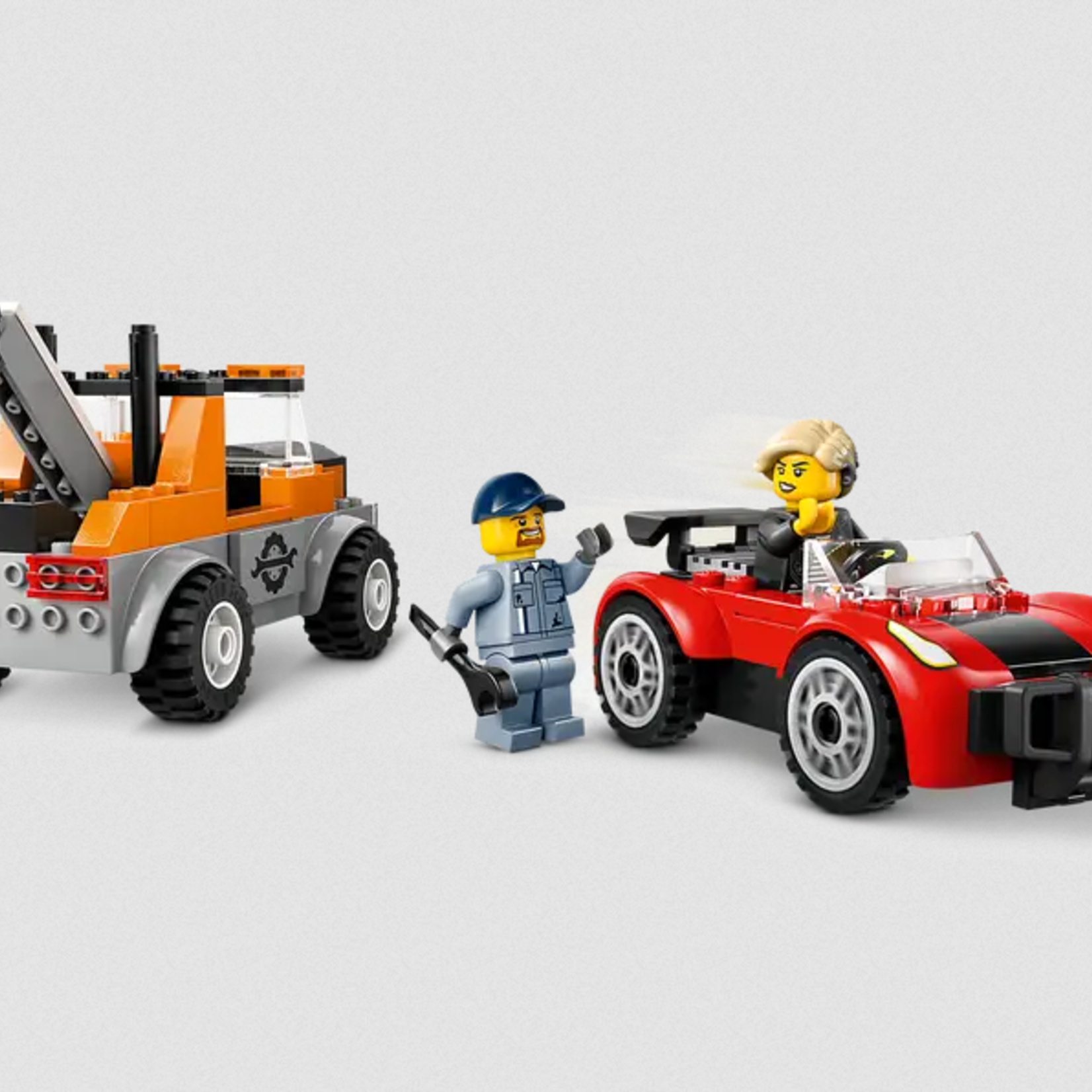 Lego Lego 60435 City - Le remorquage et la réparation de la voiture de sport
