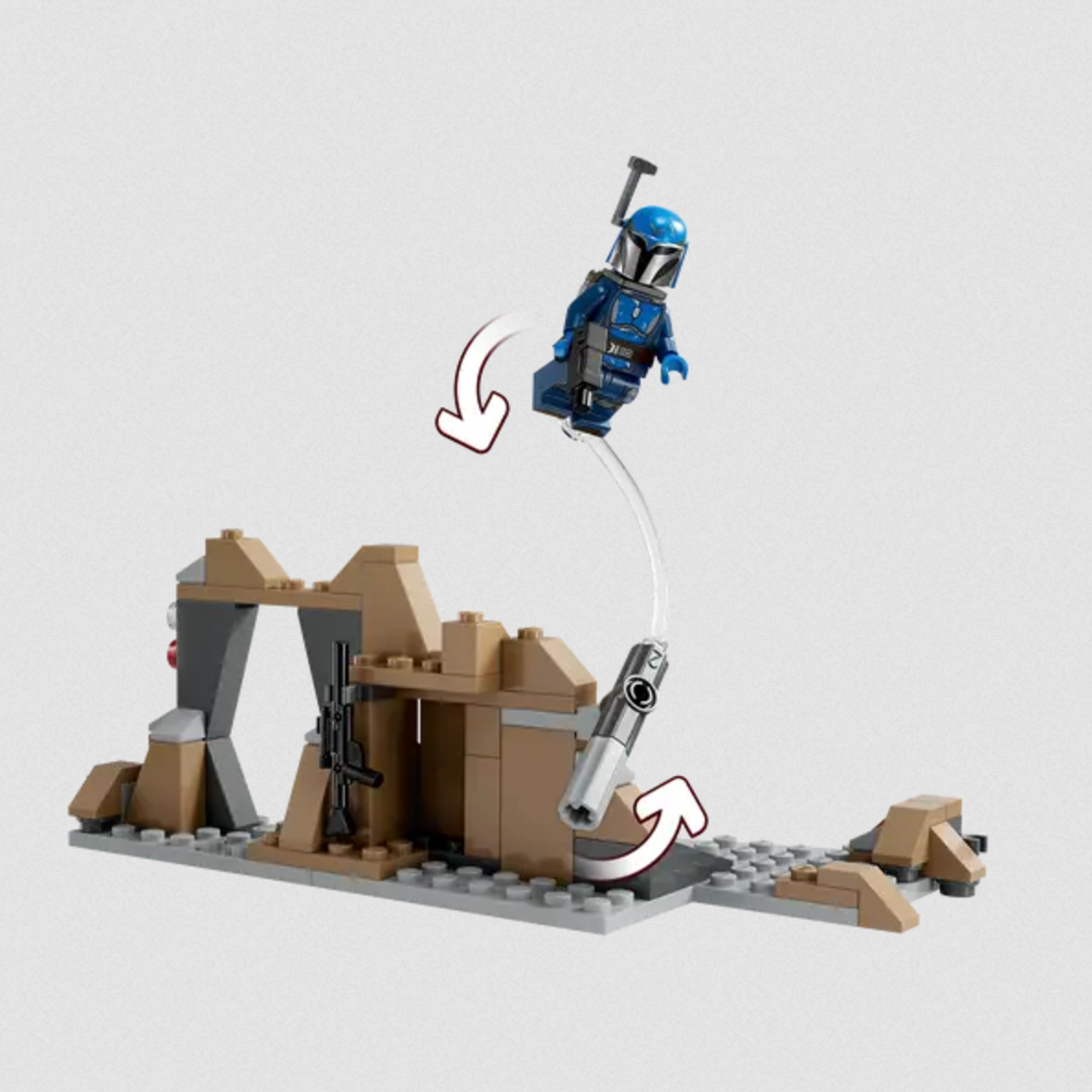 Lego Lego 75373 Star Wars - Ensemble de combat L’embuscade sur Mandalore™