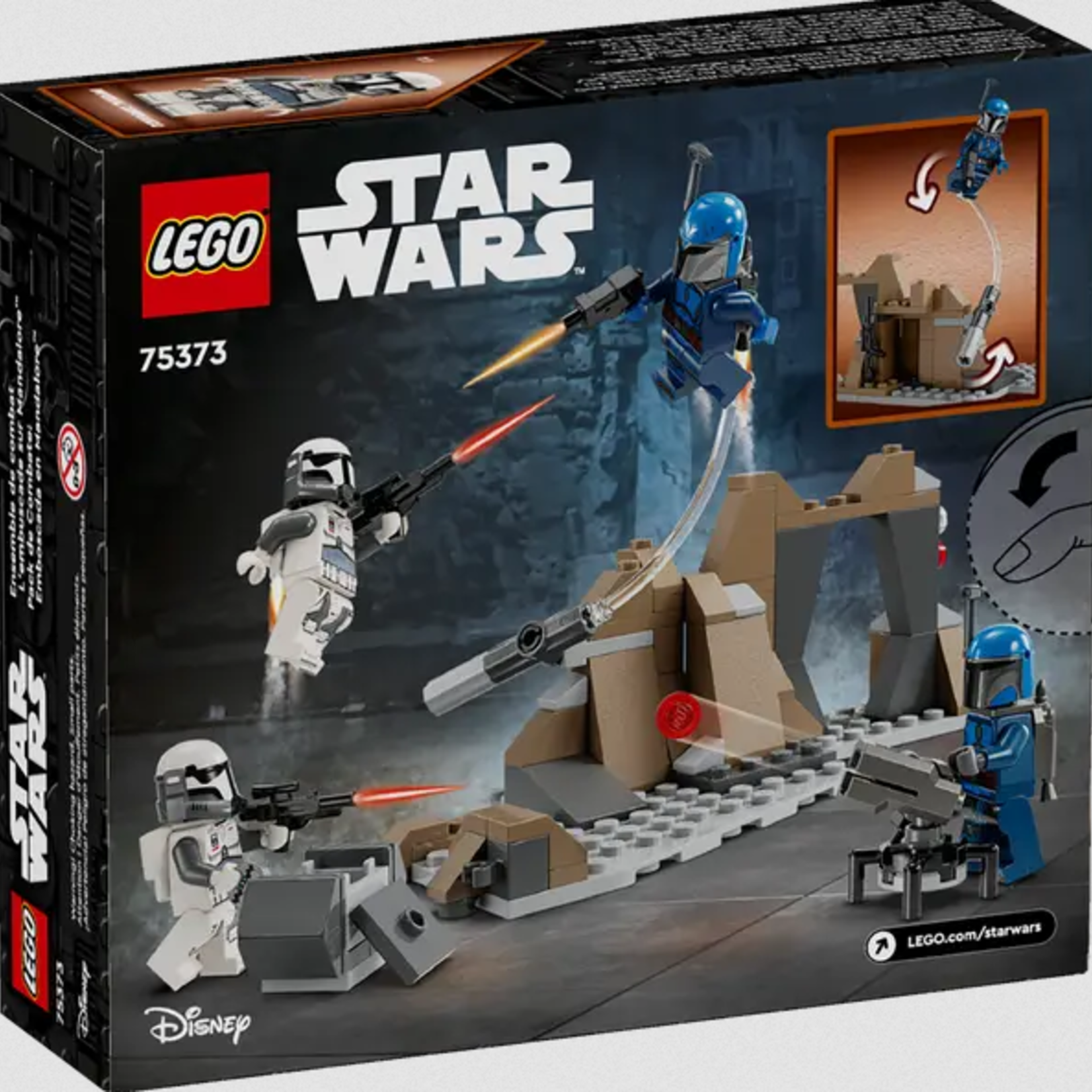 Lego Lego 75373 Star Wars - Ensemble de combat L’embuscade sur Mandalore™