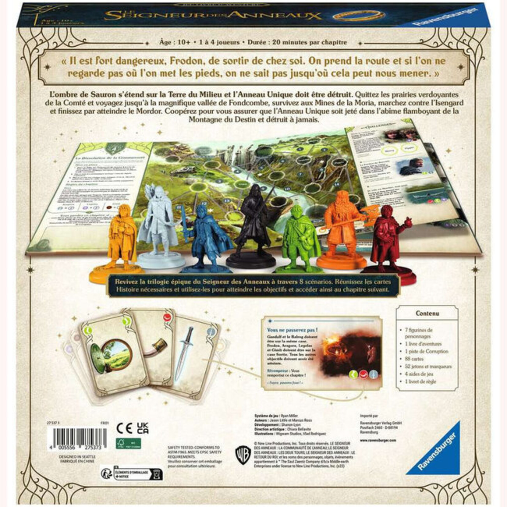 Ravensburger Ravens Jeu Livre d'Aventure: Le Seigneur des Anneaux