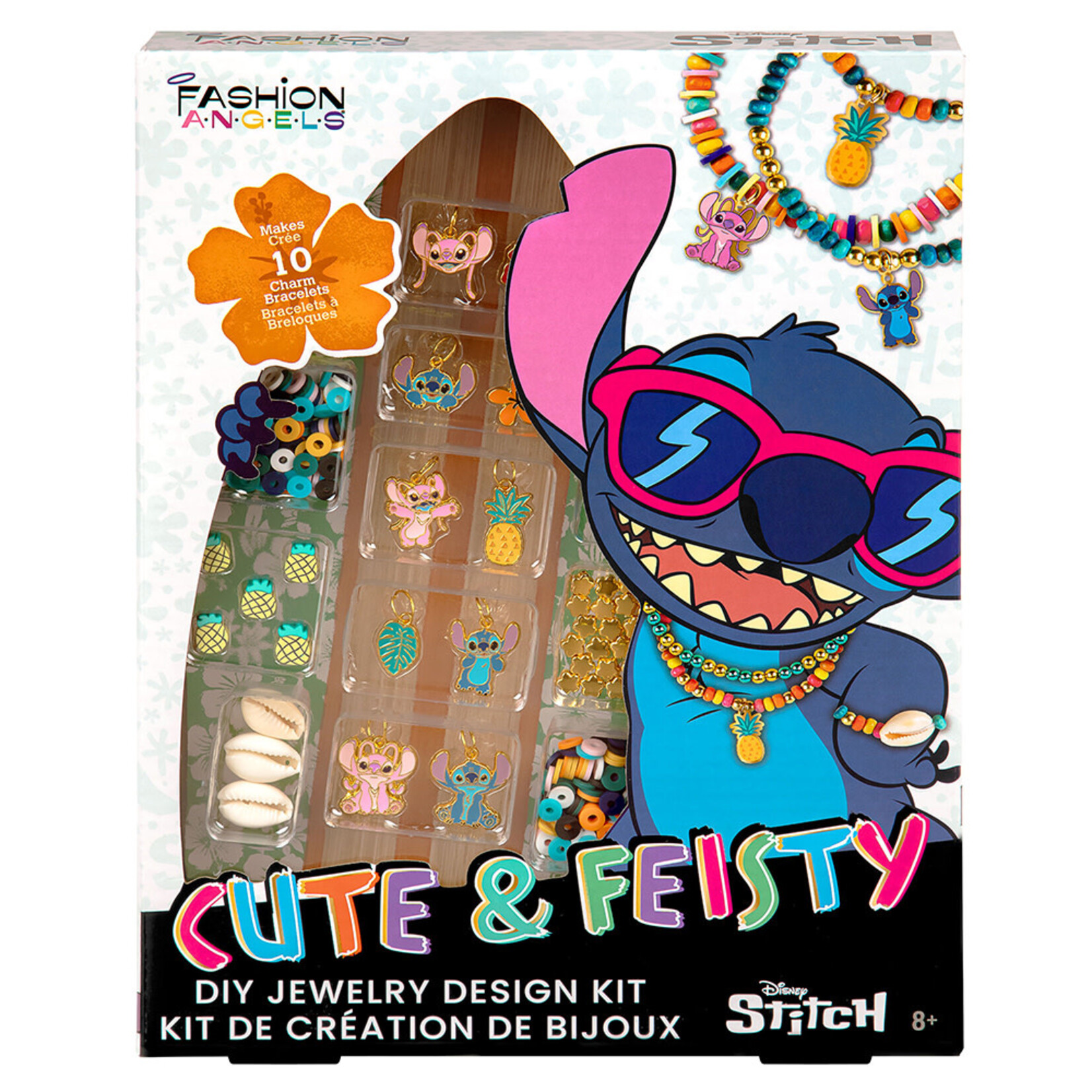 Fashion Angels Fashion Angels - Kit de création de bijoux - Stitch - Cute & Feisty