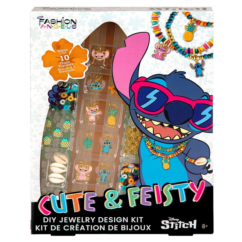 Fashion Angels Fashion Angels - Kit de création de bijoux - Stitch - Cute & Feisty