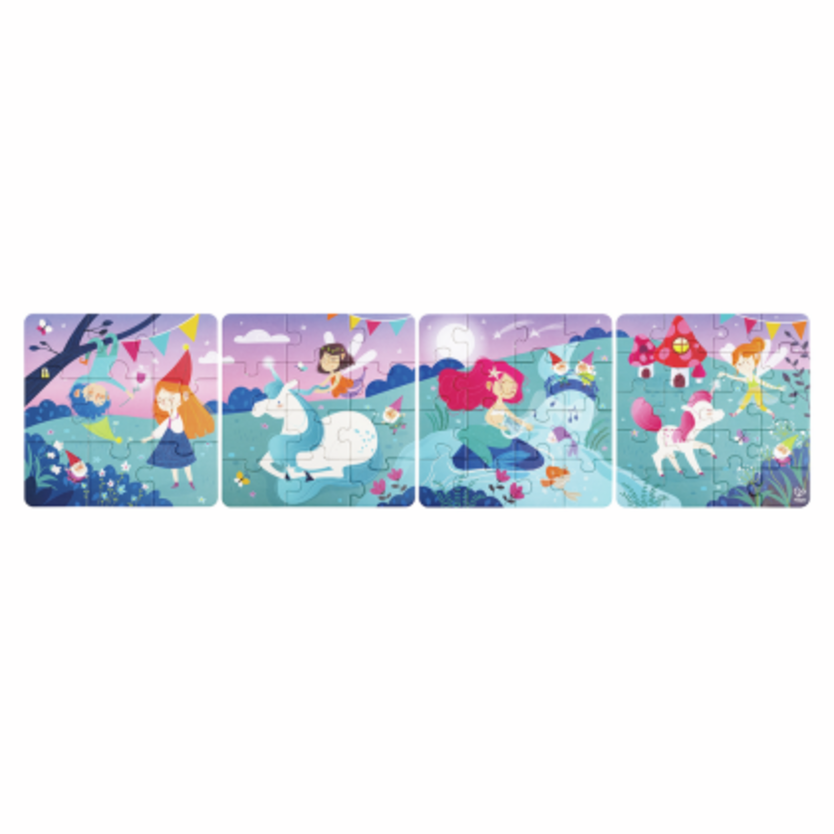 Hape Hape Puzzle Conte de fées 4 en 1