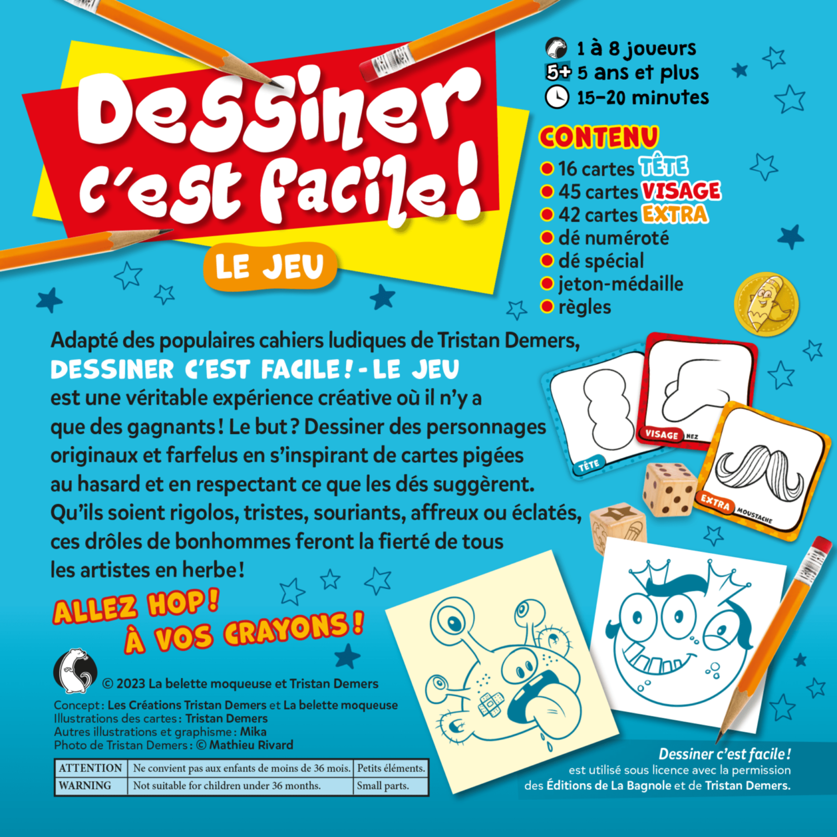 La Belette Moqueuse Dessiner c'est facile, le jeu