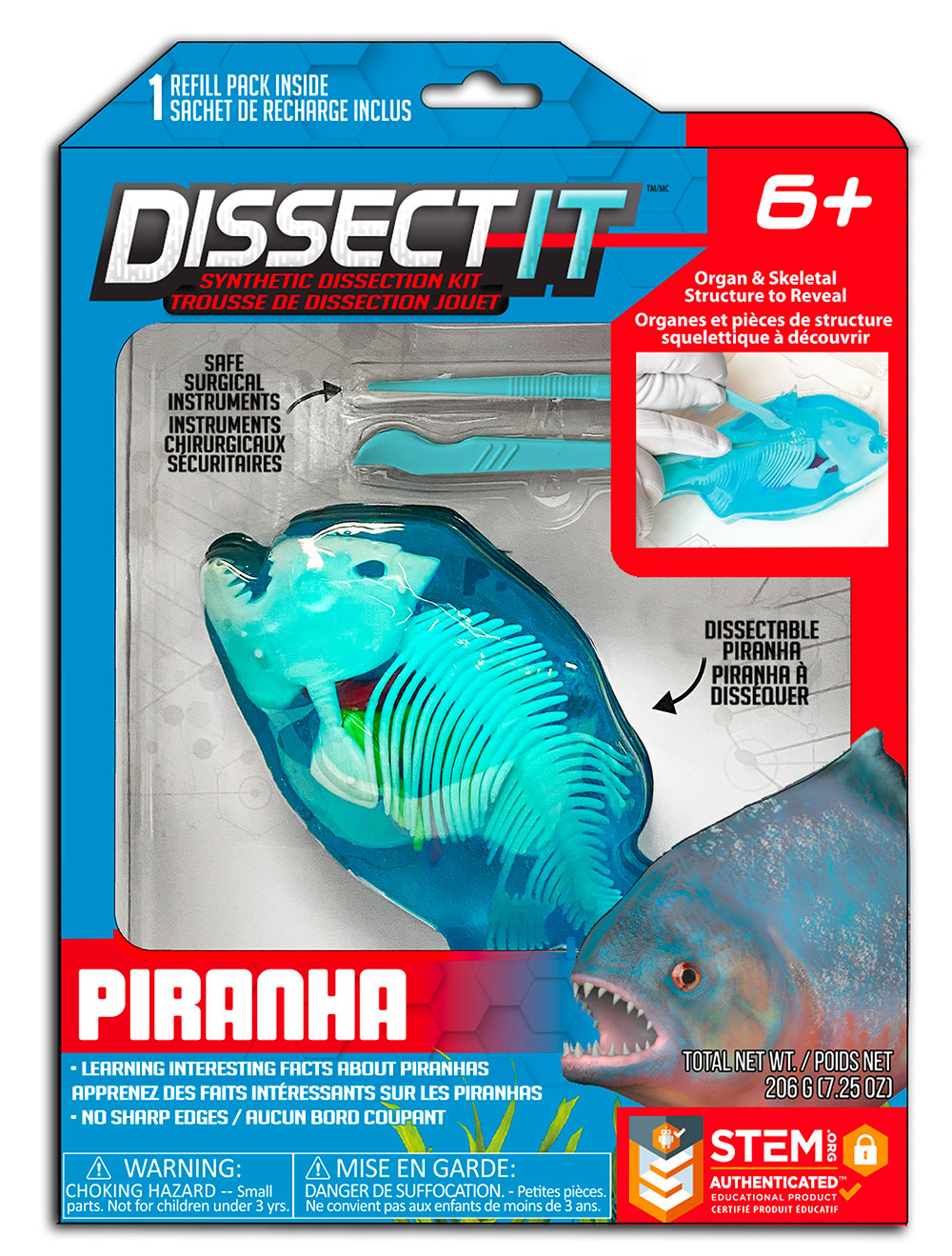 Red Planet Dissect It Trousse de dissection Jouet  Piranha